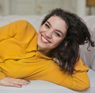 Girls smile