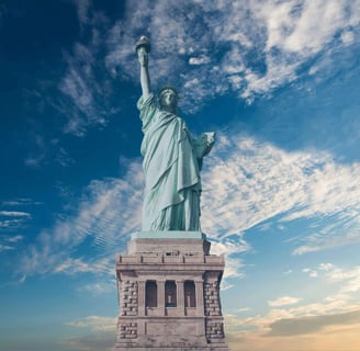 The statue of liberty