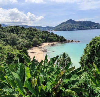 Paisaje de Phuket. Vista desde una de las colinas