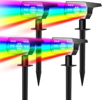 Colored floodlights
