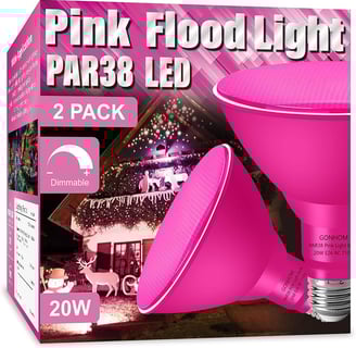 pink flood light bulbs