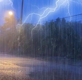 Heavy rain