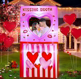 inflatable kissing booth