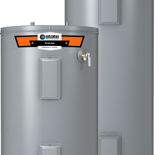 a couple of water heaters with a water heater