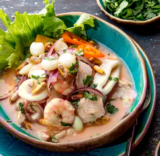Seafood ceviche