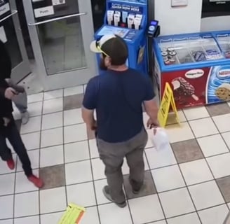 Marine James Kilcer disarms a 14-year-old armed robber at a Yuma gas station using only his bare han