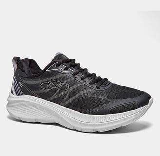 Tênis Olympikus Glam 3 Feminino - Preto+Cinza