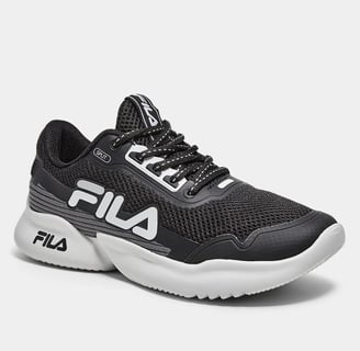 Tênis Infantil Fila Split - Preto+Prata