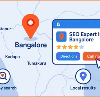 Local SEO strategy for Bangalore business visibility on Google