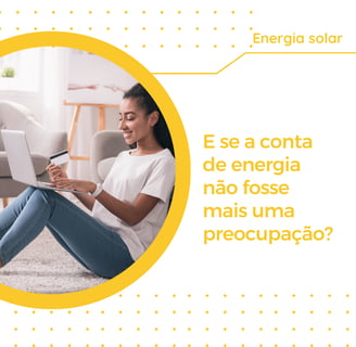 Economizando com energia solar