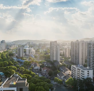 Bangalore city skyline