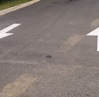 thermoplastic striping vs paint arrows
