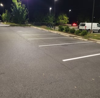 parking lines painted for chantilly