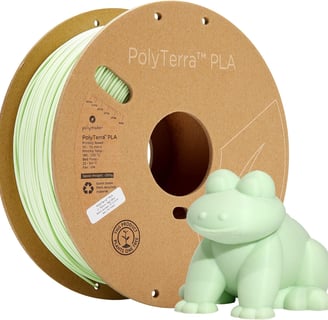 Matte PLA Filament 1.75mm Pastel Mint Green, 1.75 PLA 3D Printer Filament 1kg - PolyTerra 1.75 PLA F