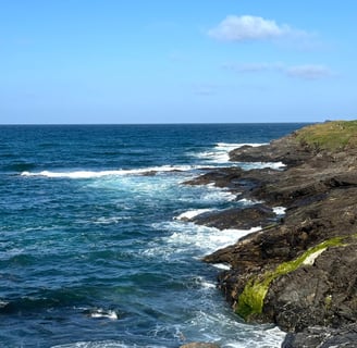 Rugged Cornish coast