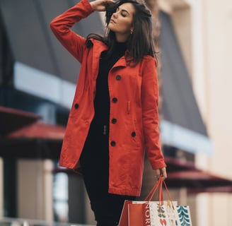 Frau shopping businessFrau