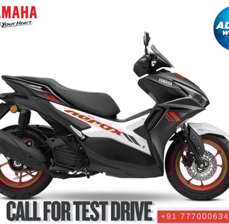 yamaha aerox aerox 155 yamaha aerox 155 at Aditya Wheels Yamaha Ulhasnagar near hotel Falcon