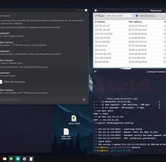 a desktop screen shot of a desktop computer screen