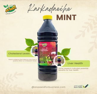 Karkadeihe Mint fresh juice of alsaaeid