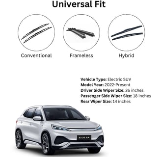 Prootto wiper blade designed for BYD Atto 3 electric SUV