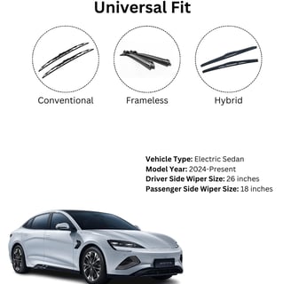 Frameless Prootto wiper blade for BYD Seal EV sedan