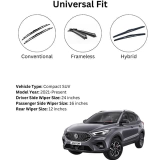 Prootto premium silicone-coated wiper blades for MG Astor