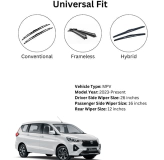 Toyota Rumion wiper blade sizes – 22, 16, and 12 inch