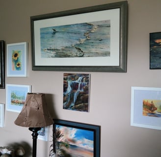 fine art galleryt wall