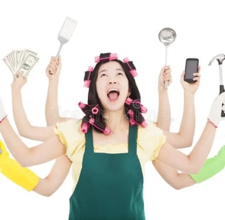 Mulher com sindro de supermulher