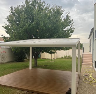 Pergola sur ilot