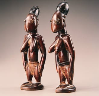 ibeji igbomina collection ambre congo bruxelles et galerie noir d'ivoire paris 