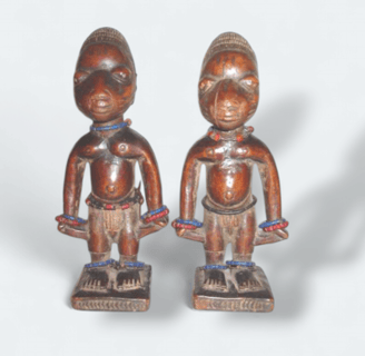 ibeji egbado egba ibedji twin figure jumeaux yoruba nigeria