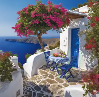 The idyllic Greek Island living!