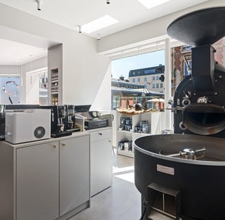 intérieur boutique café rouen