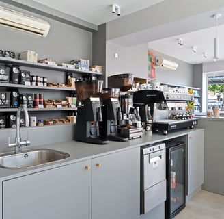 intérieur boutique café rouen