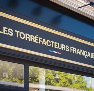 enseigne les torréfacteurs français rouen