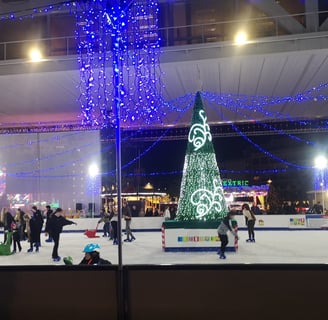 Pista de patinaje de hielo en Benidorm