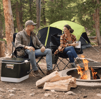 Coleman Portable Camping Quad Chair for comfortable car camping.