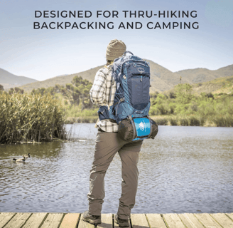 Hyke & Byke Quandary sleeping bag for comfortable backpacking