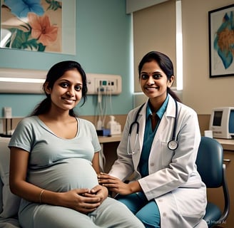 AHC Doctor with expecting mother