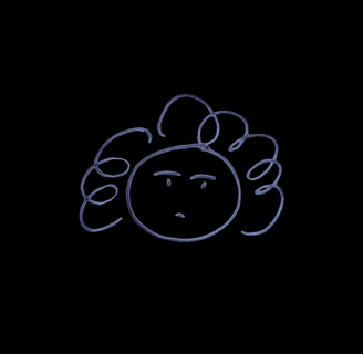 My self-portrait doodle, hand drawn by Wendy Boey