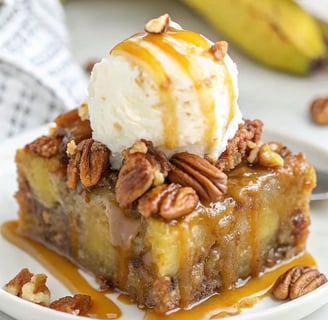 cake with nuts on a plate