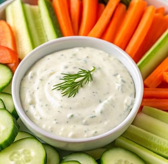 bowl of cucumber dip
