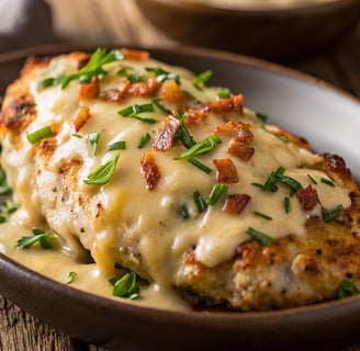 cheese covered chicken