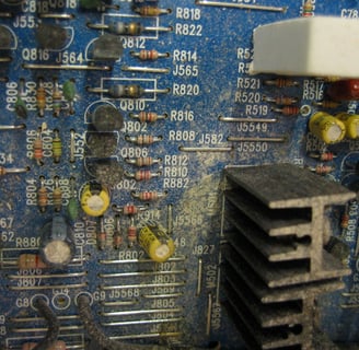 Water Damage Circuit Board Before