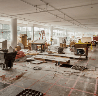 les étapes d'une nettoyage de fin de chantier
