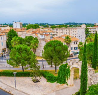 rue commerçante de montpellier