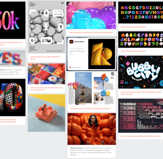 a bunch of pictures of a bunch of different types of art