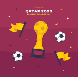 a soccer trophy with a soccer ball and a soccer ball