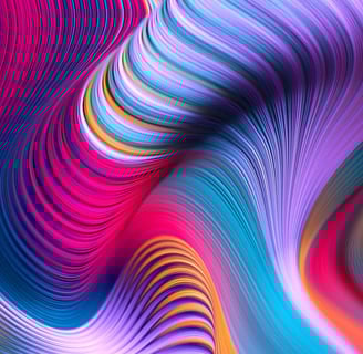 a colorful abstract painting of a colorful swirly pattern - collective zerah solutions